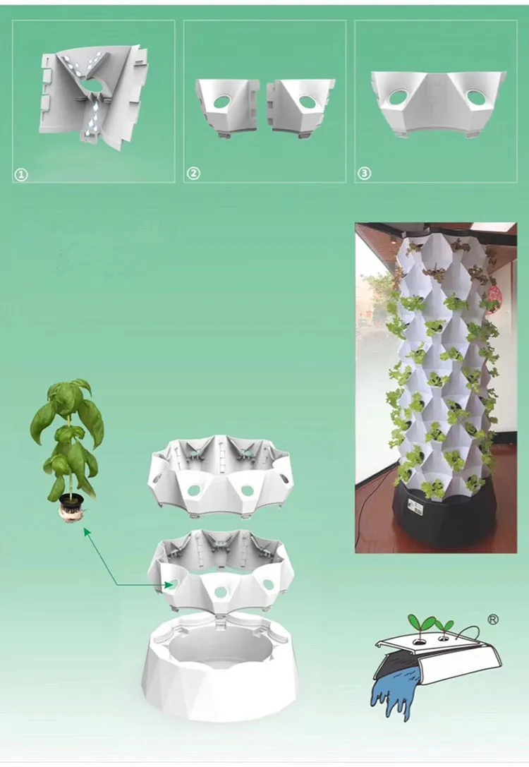Tarımsal Seralar Dikey Tarım A - Hydroponic Farming Agriculture incelemesi ve fiyatı